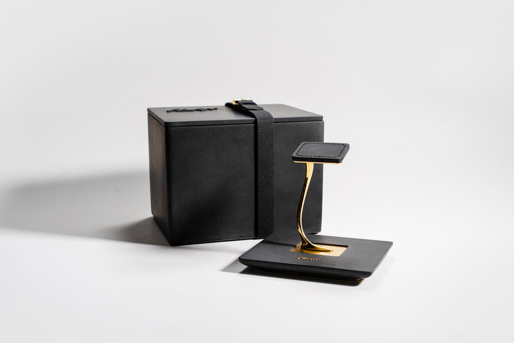 Plawoni LIVA vergoldet - ANTHRAZIT CLASSIC BLACK