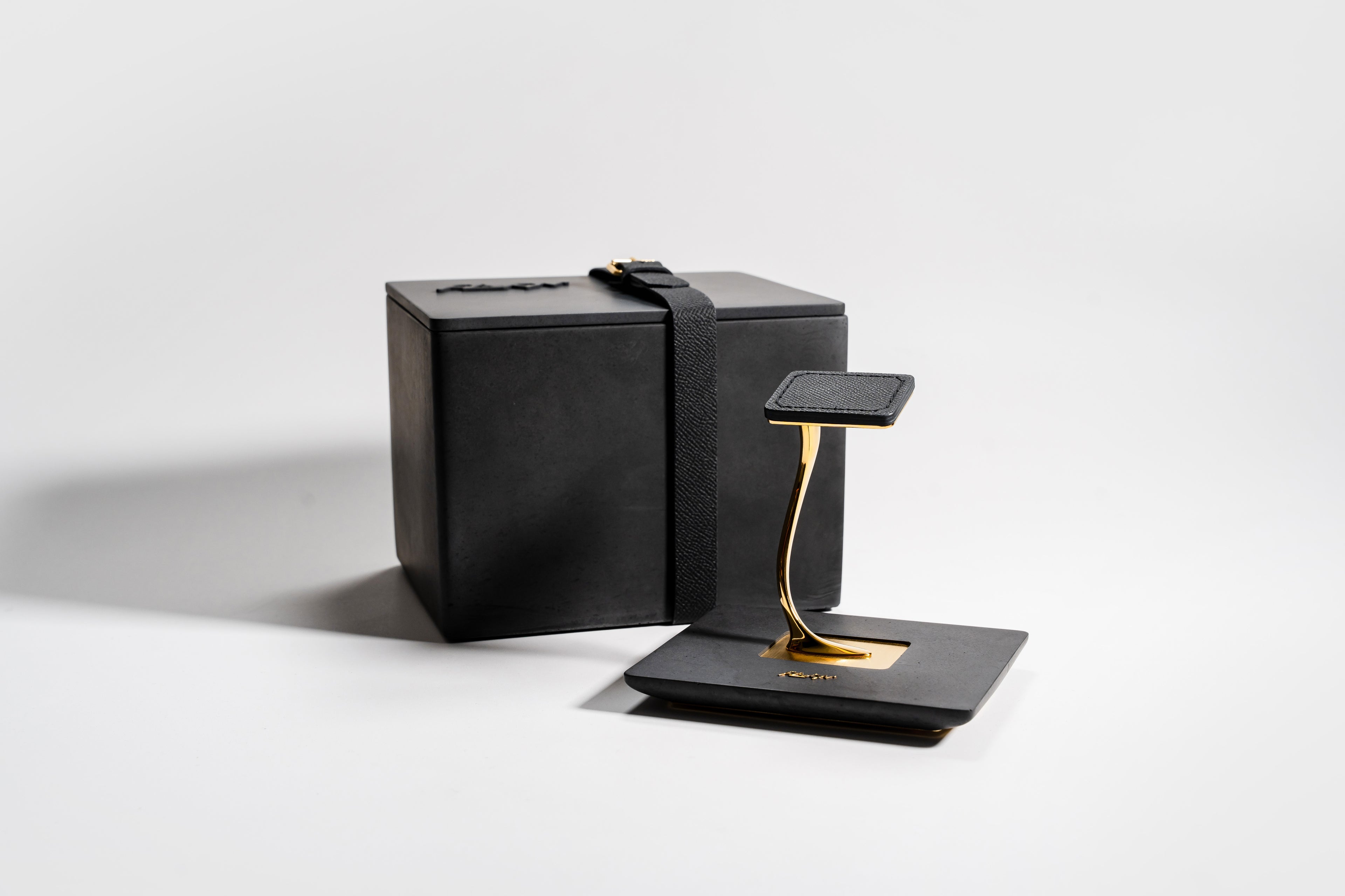 Plawoni LIVA vergoldet - ANTHRAZIT CLASSIC BLACK