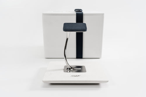 Plawoni LIVA poliert - WEIß NAVY BLUE