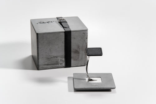 Uhrenhalter / Uhrenständer Plawoni - Grau Schwarz