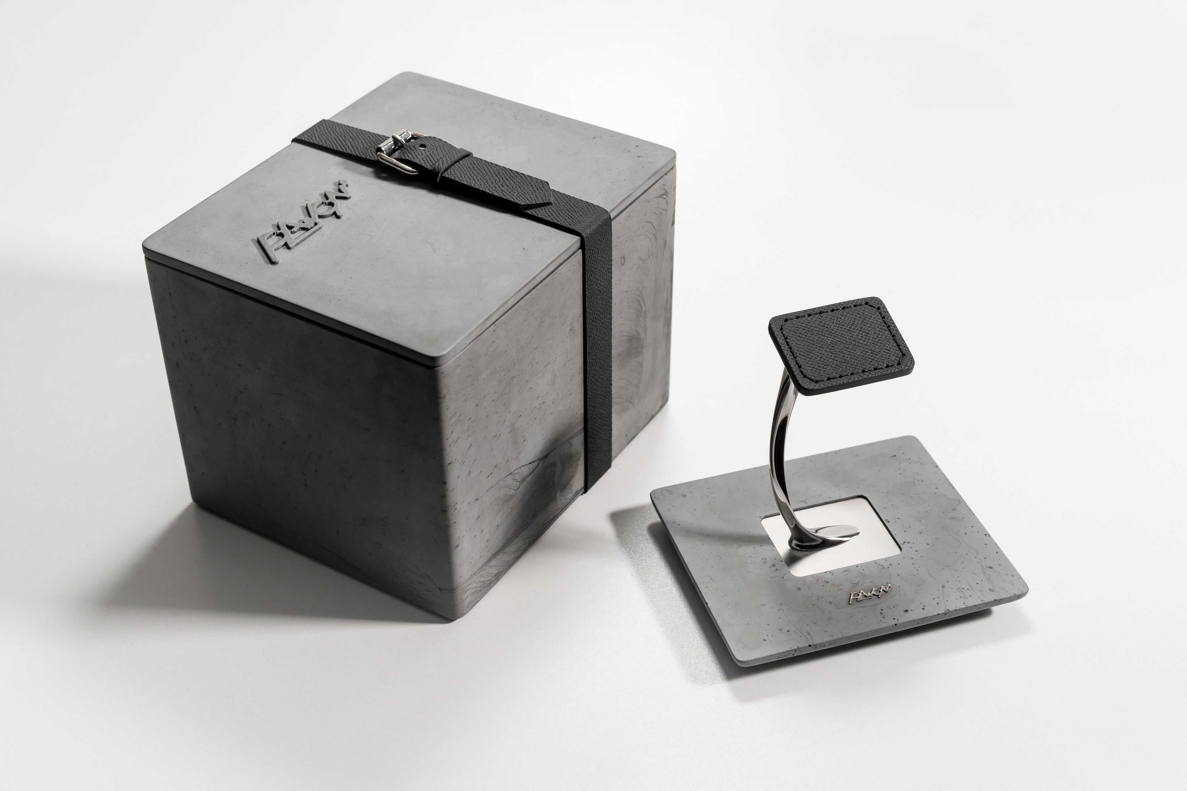 Uhrenhalter / Uhrenständer Plawoni - Grau Schwarz