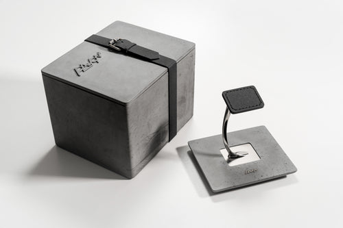 Uhrenhalter / Uhrenständer Plawoni - Grau Schwarz