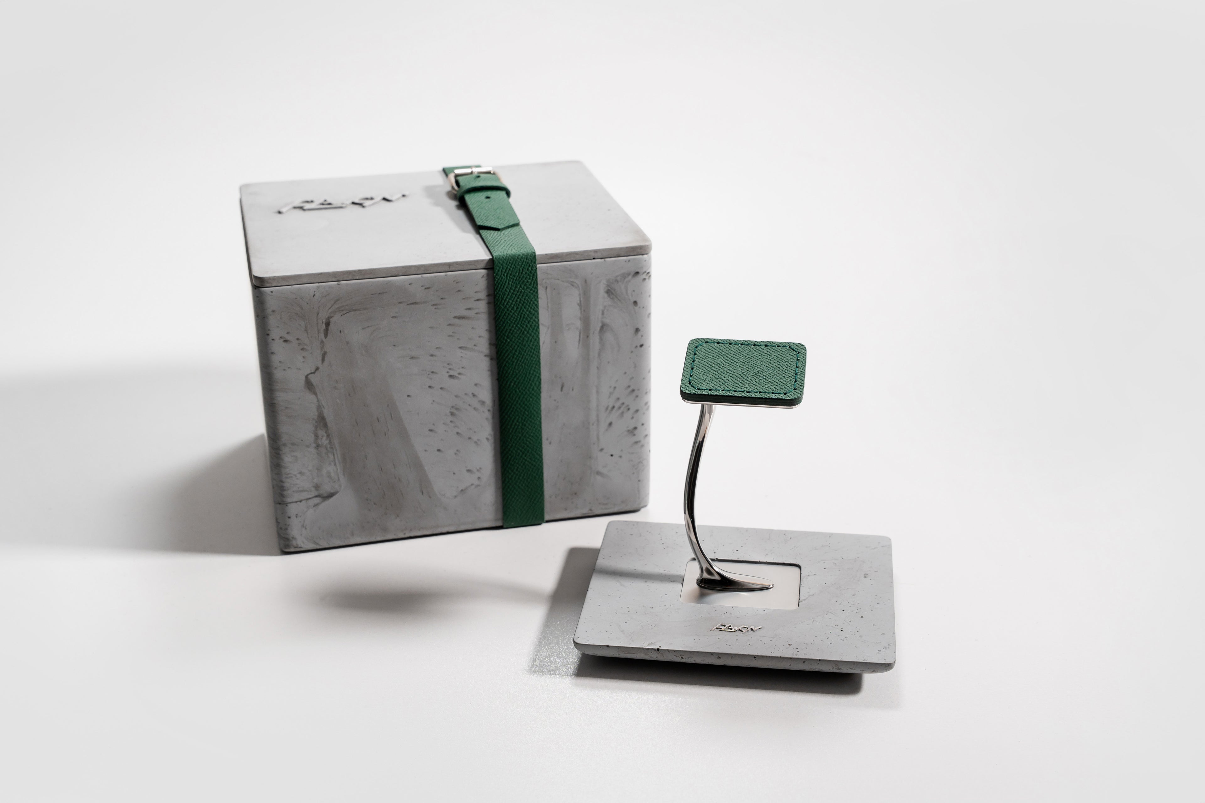 Uhrenhalter / Uhrenständer Plawoni - Grau Grün