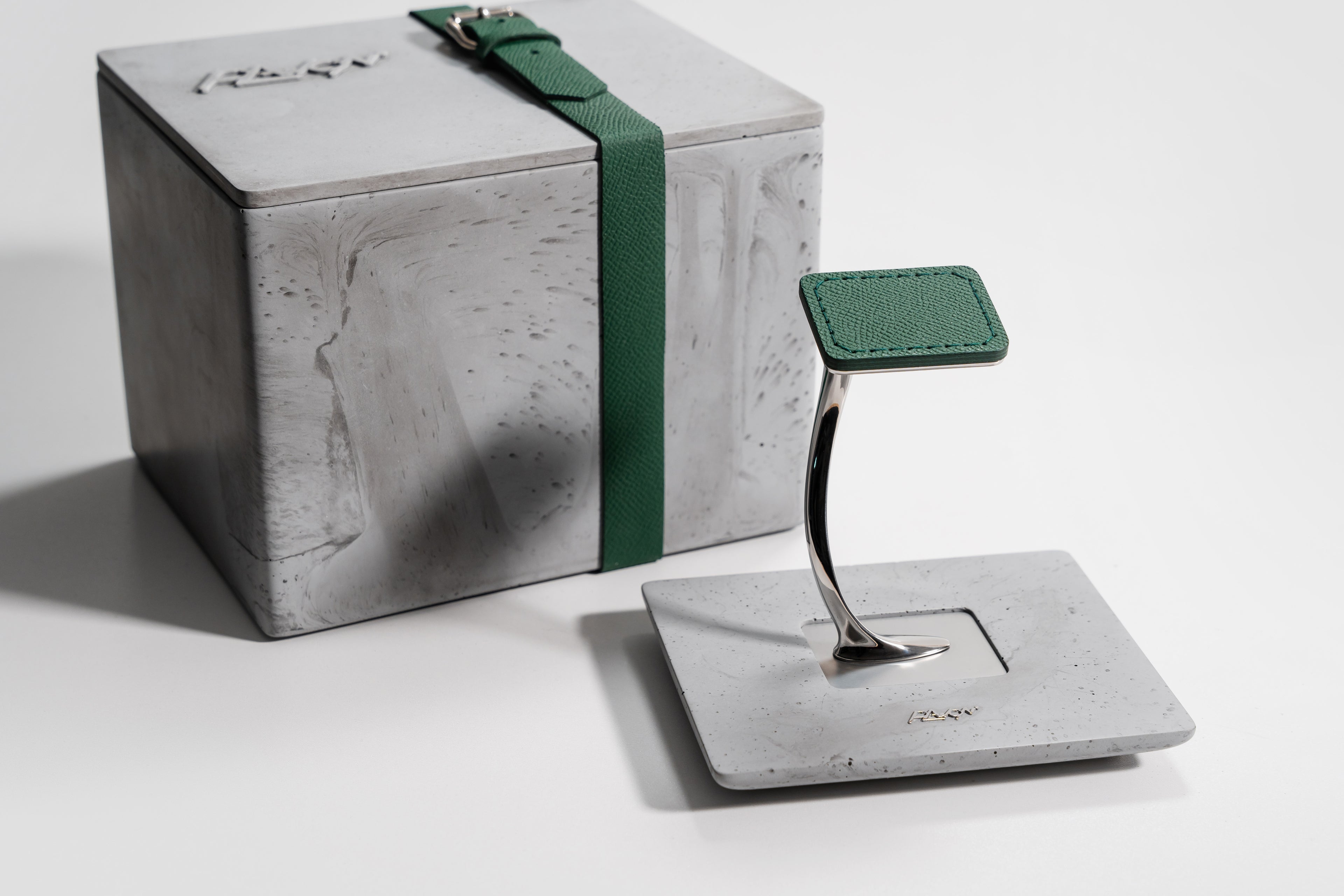 Uhrenhalter / Uhrenständer Plawoni - Grau Grün